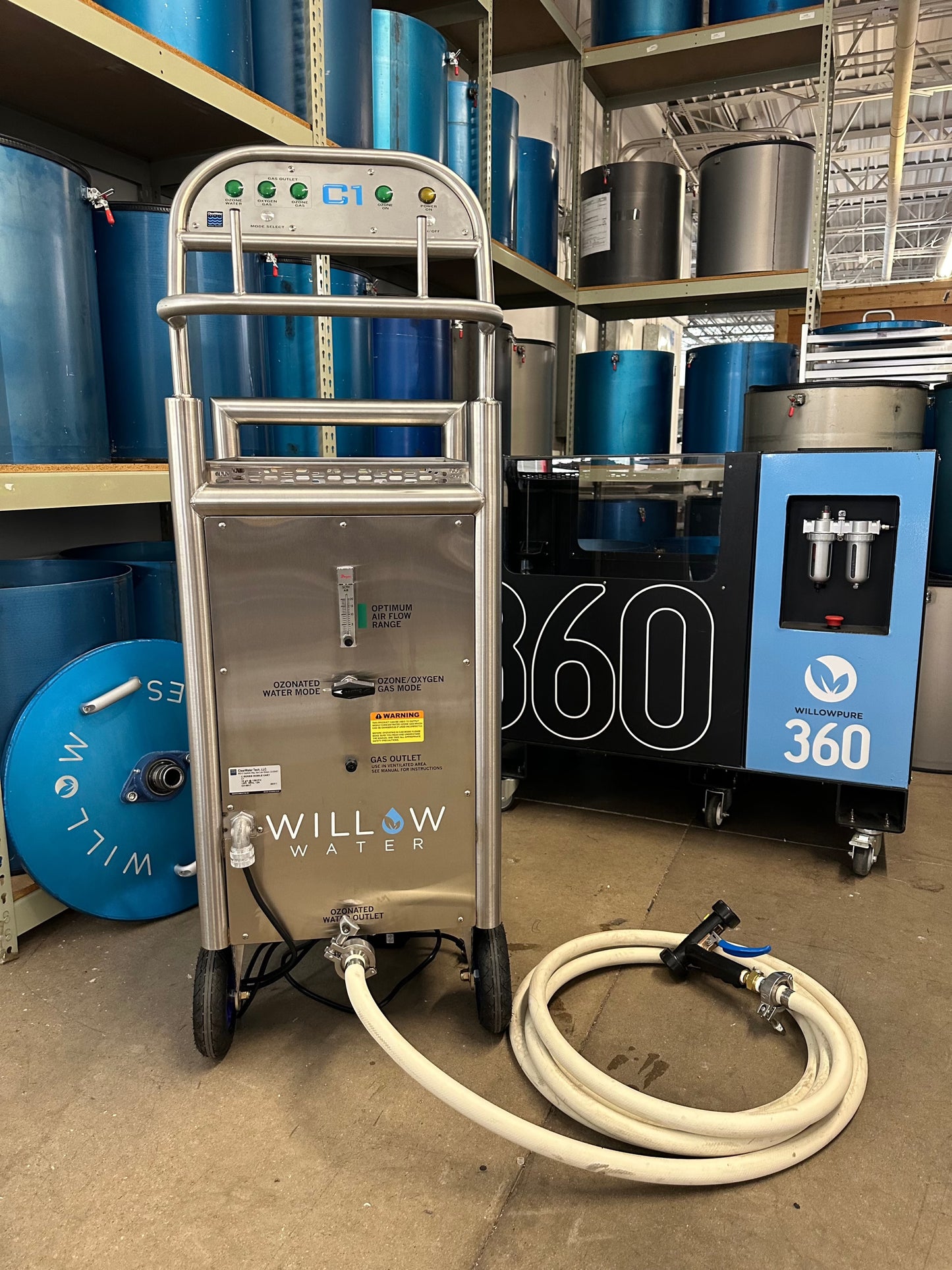 WillowWater - C1 Mobile Disinfection Cart